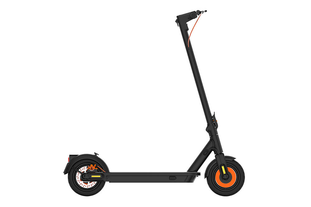 Right side view of the Inmotion Climber electric scooter.