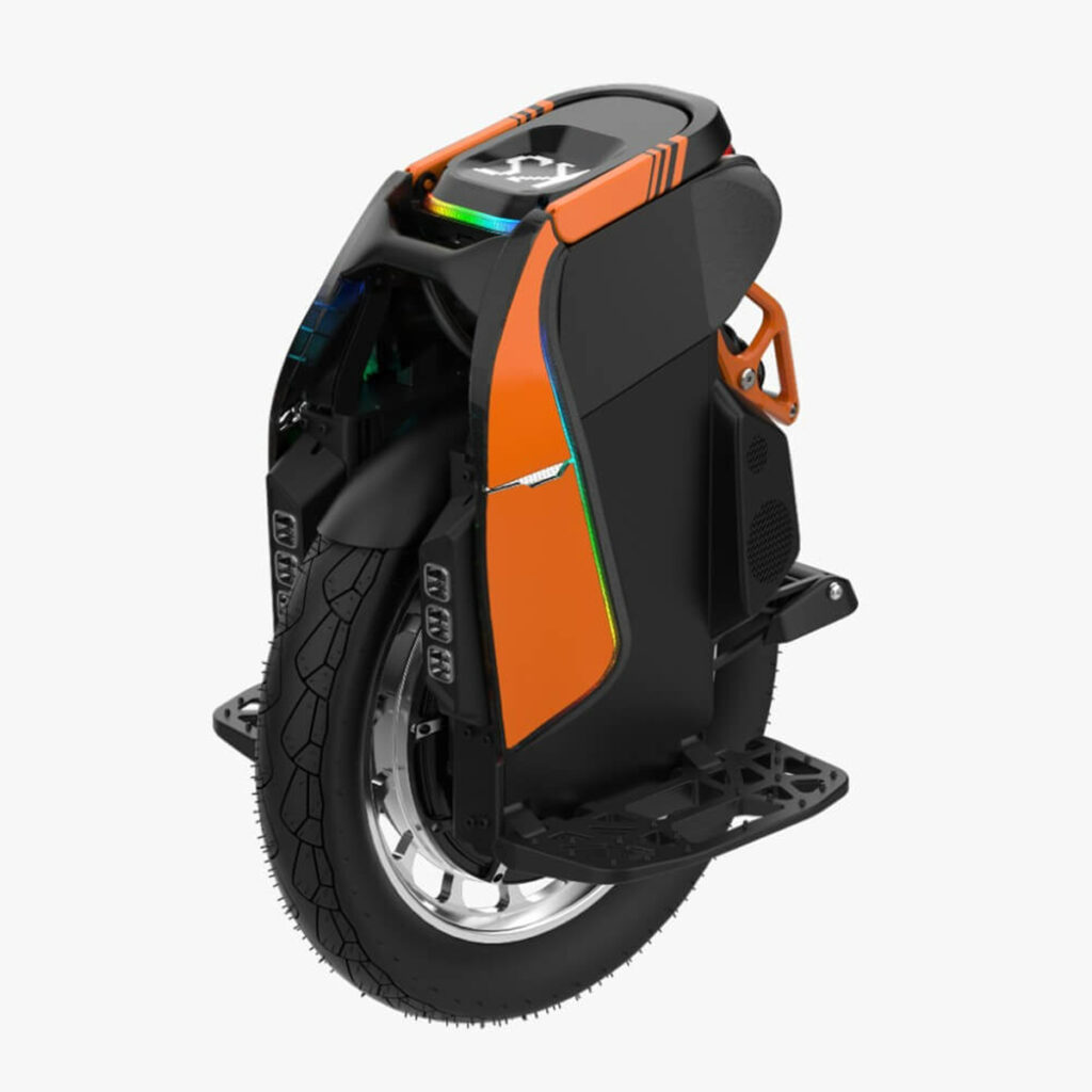 KingSong KS-S19 elektrilise üksratta eest nurga alt vaade.